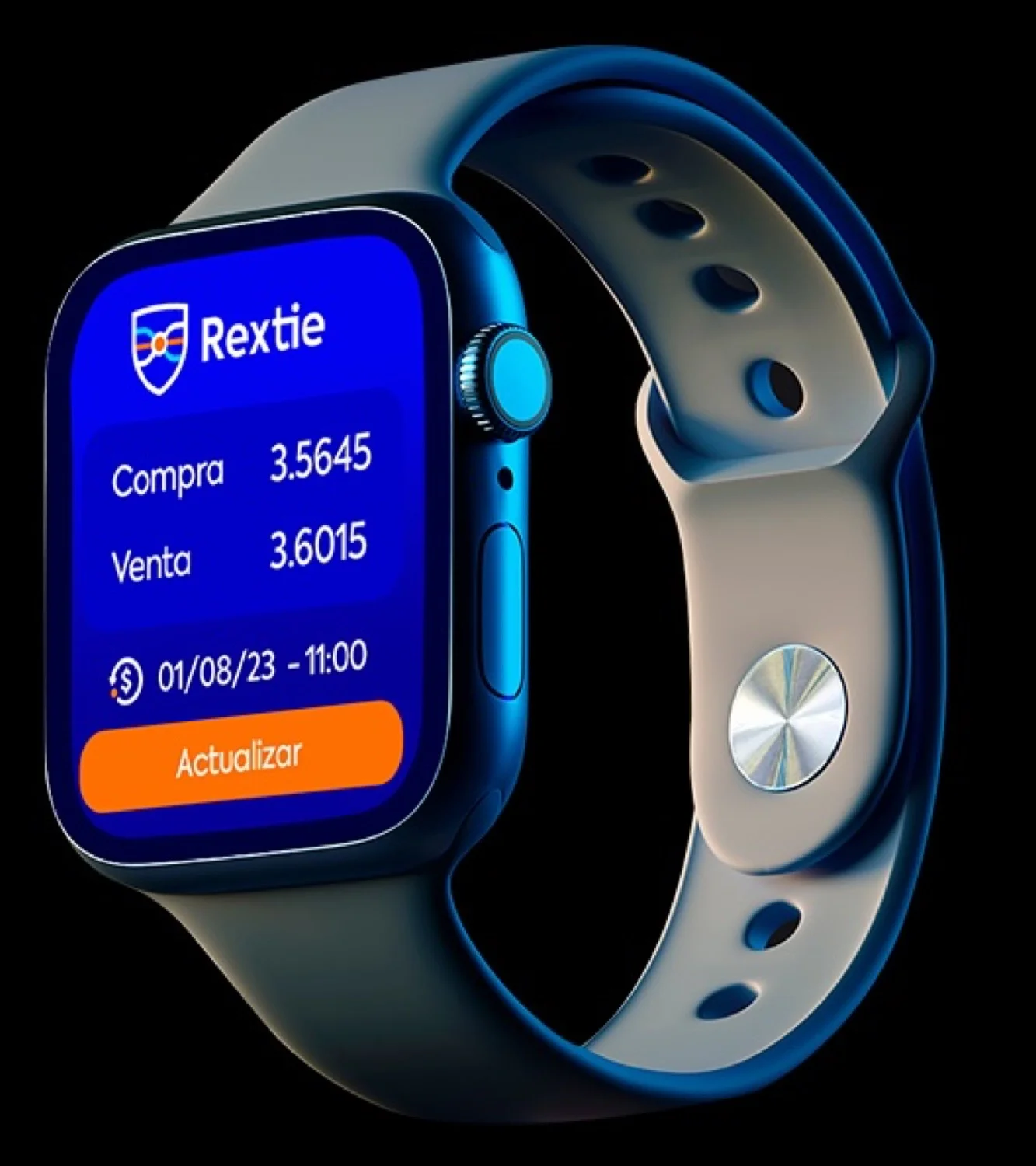 App con el tipo de cambio para smart watch